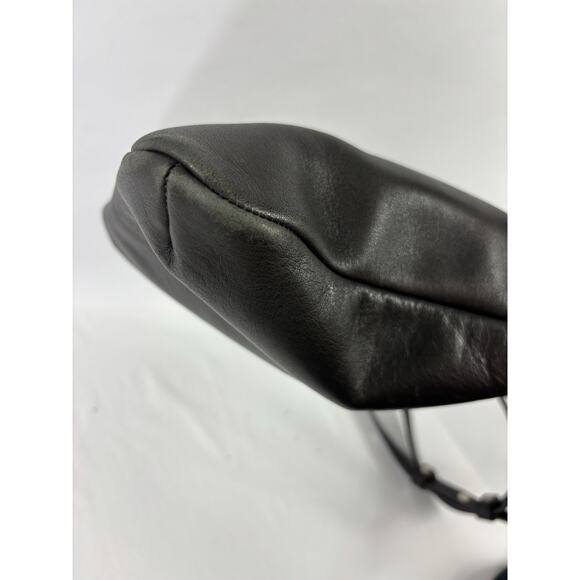 Vintage Coach 9457 Chelsea Slim Crossbody Legacy Bag Dark Grey Leather Purse - Picture 8 of 10